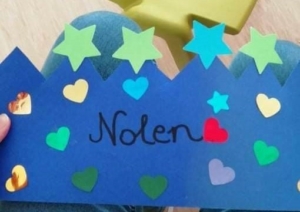 Születésnapi korona fiúnak