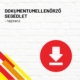 Dokumentumellenőrző segédlet - házirend termékkép a termék nevével feliratozva, a jobb oldalon egy piros letöltés ikonnal