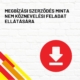 Megbízási szerződés minta nem köznevelési feladat ellátására termékkép a termék nevével feliratozva, a jobb oldalon egy piros letöltés ikonnal
