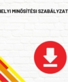 Helyi minősítési szabályzat termékkép a termék nevével feliratozva, a jobb oldalon egy piros letöltés ikonnal