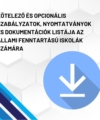 Kötelező és opcionális szabályzatok, nyomtatványok és dokumentációk listája az állami fenntartású iskolák számára (iskola)