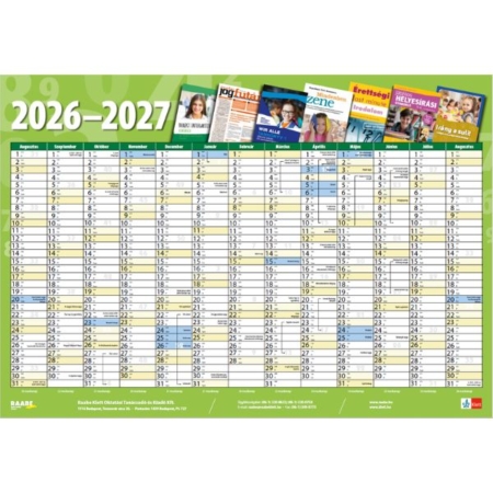 Illusztráció a Plakátnaptár 2026-2027 termékhez