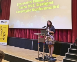 Szaniszló Szilvia a Raabe Tanévnyitó Konferencián