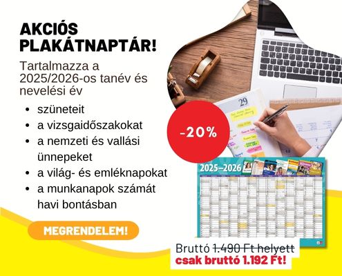 Akciós plakátnaptár most 20% kedvezménnyel!