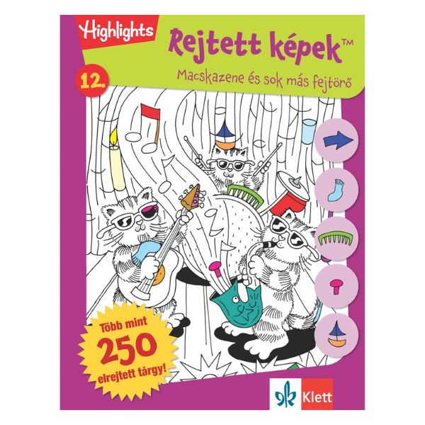 Rejtett képek 12. Macskazene és sok más fejtörő