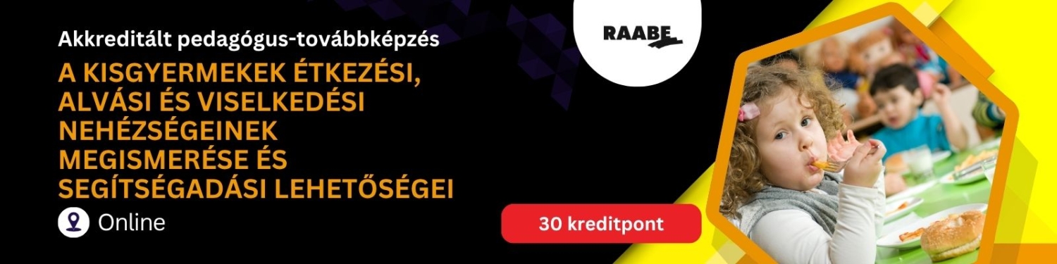 Étkezési alvási zavarok az óvodában akkreditált továbbképzés banner