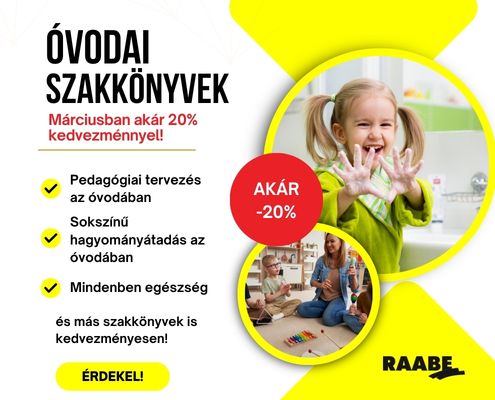 Óvodai szakkönyvek akár 20% kedvezmény