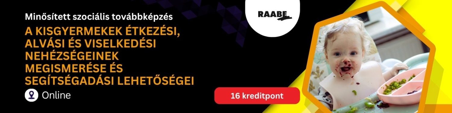 Alvási étkezési nehézségek minősített szociális továbbképzés kiemelt banner