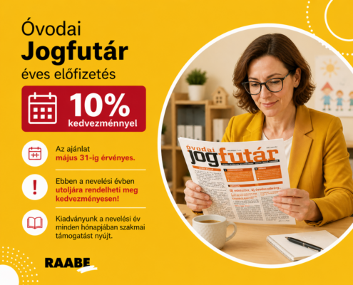 Óvodai Jogfutár 10% kedvezménnyel marketing blokk kép
