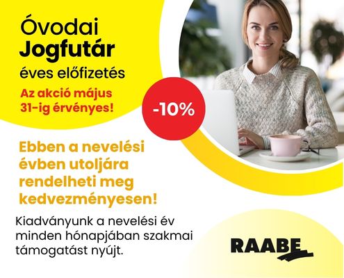 Óvodai Jogfutár - éves előfizetés 10% kedvezménnyel