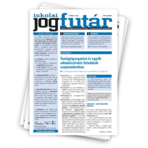 Iskolai jogfutár termékkép új
