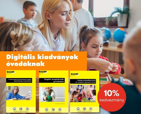 Digitális kiadványok óvodáknak 10% kedvezménnyel