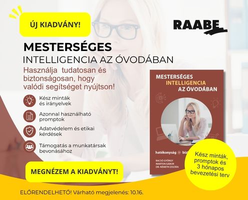 Mesterséges intelligencia az óvodában új kiadvány marketing blokk